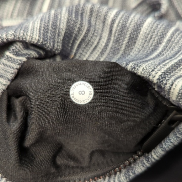 lululemon Women's Size 8 Gray Heather Zippered Hooded Jacket - Picture 7 of 7